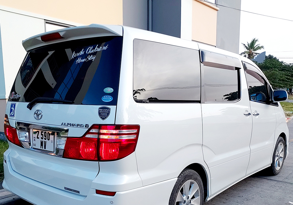 Toyota alphard for hire Zanzibar